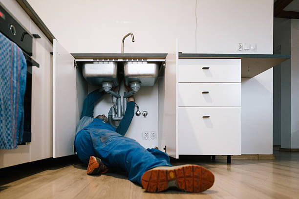 Professional Plumbing technician working in Cortland, NY